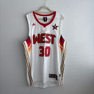 ADIDAS 2009 NBA All Stars WEST David West Jersey #30 - SIGNED AUTOGRAPH